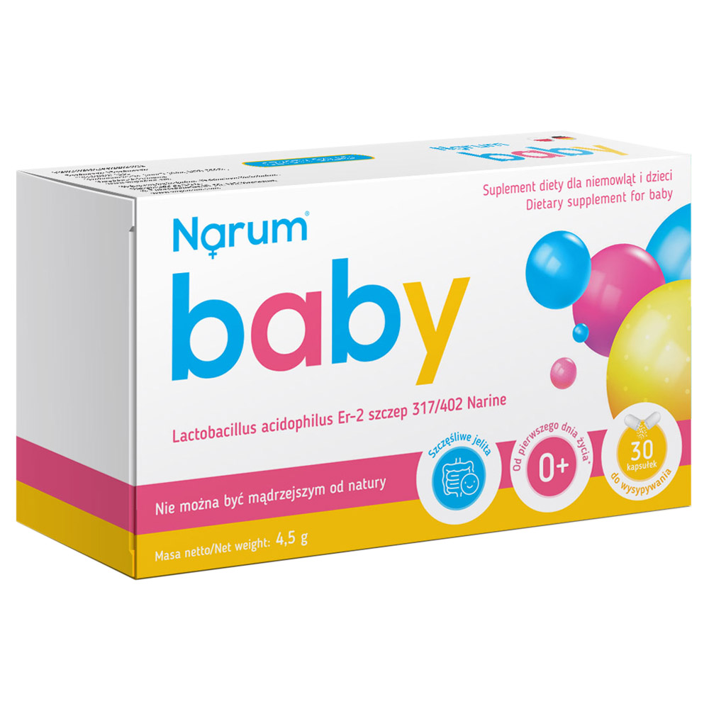 Narum Baby 150 mg auf Basis von Narine, 30 Kapseln