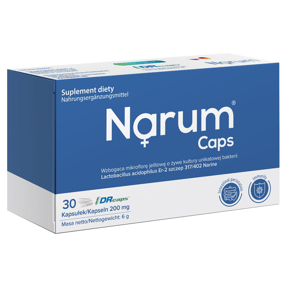 Narum CAPS 200 mg auf Basis von Narine, 30 Kapseln