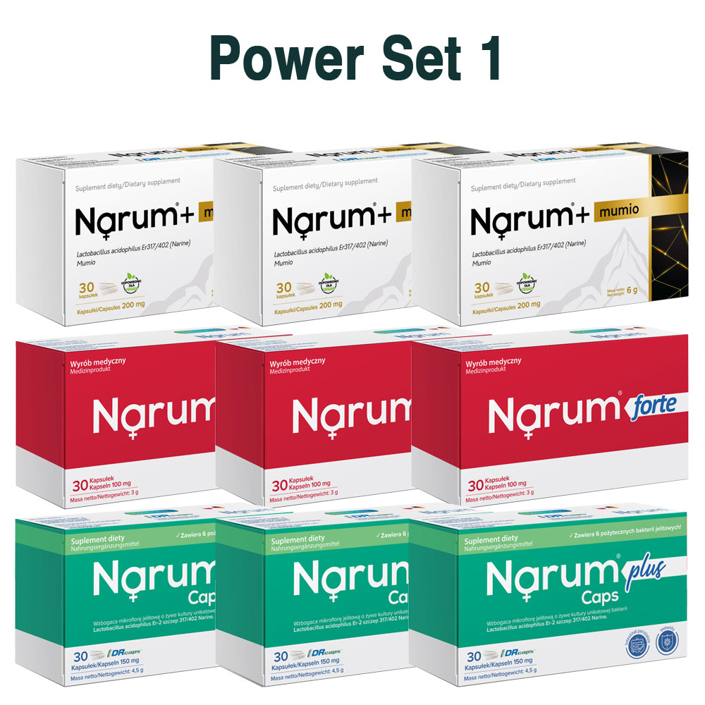Set Narum auf Basis von Narine - Power Set 1