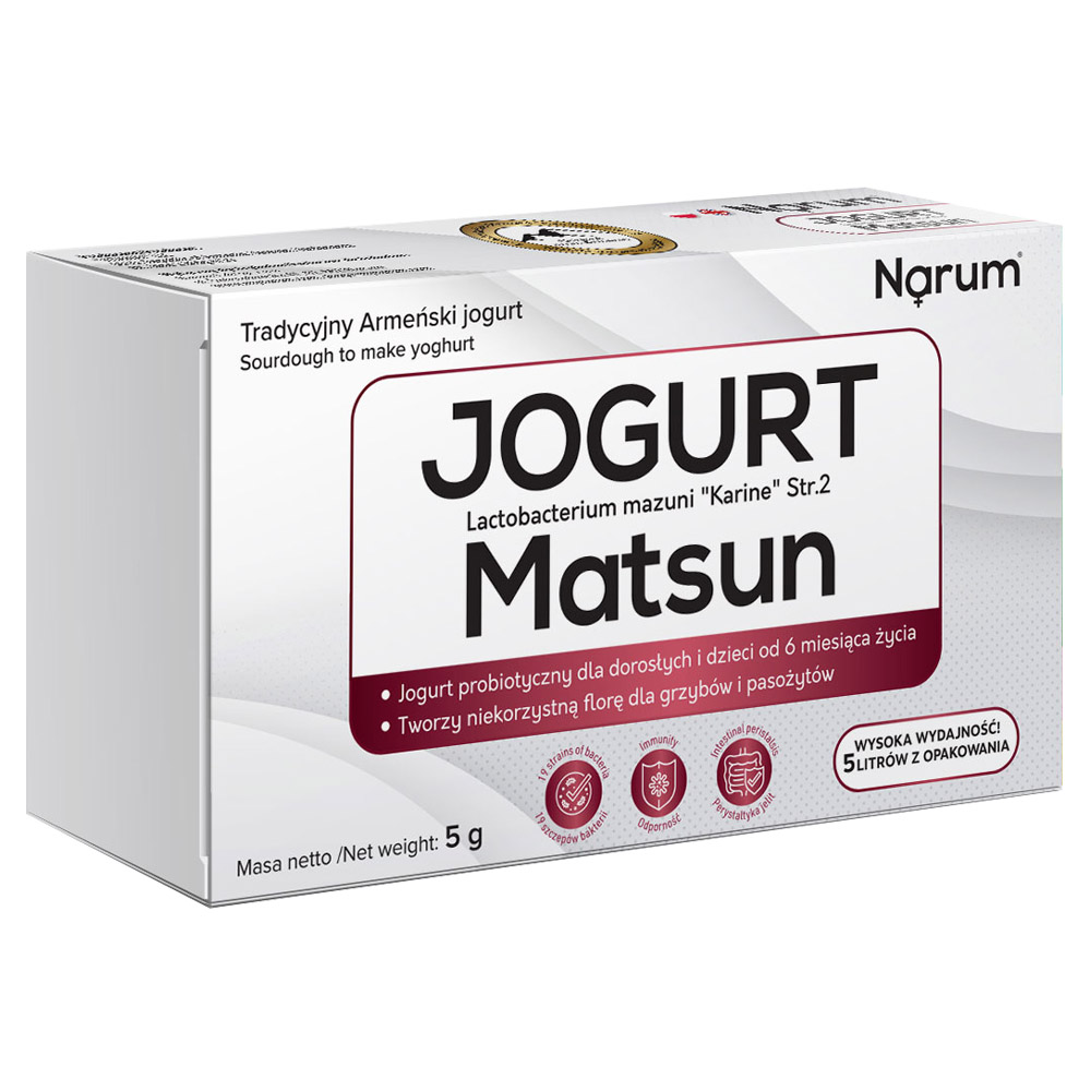 Narum Joghurt Matsun (Matzoon, Matsoni) - Traditioneller armenischer Joghurt, Starterkulturen, 5 Beutel