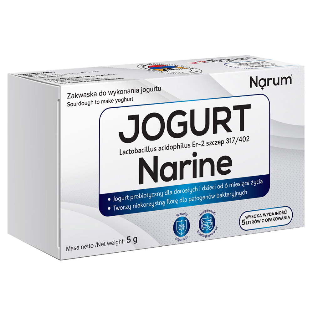 Narum Joghurt Narine - Starterkulturen auf Basis von Narine, 5 Beutel